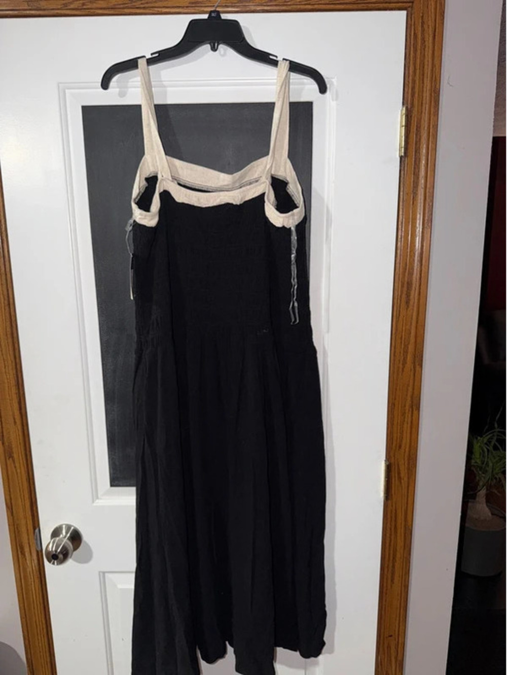 Universal Thread Black Smocked Maxi Dress XXL NWT